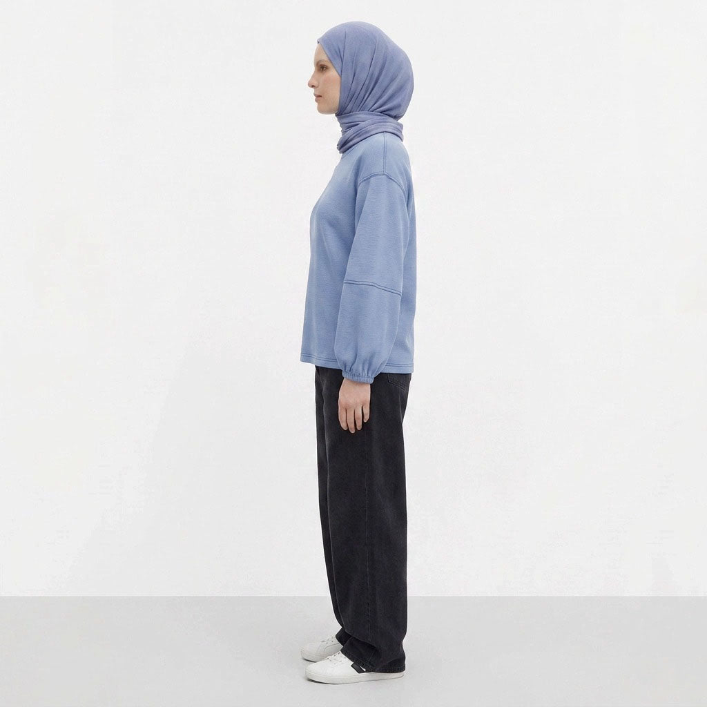PIERRE CARDIN LADIES LONG SLEEVE ROUNDNECKTEE [RELAXED FIT] PC0095
