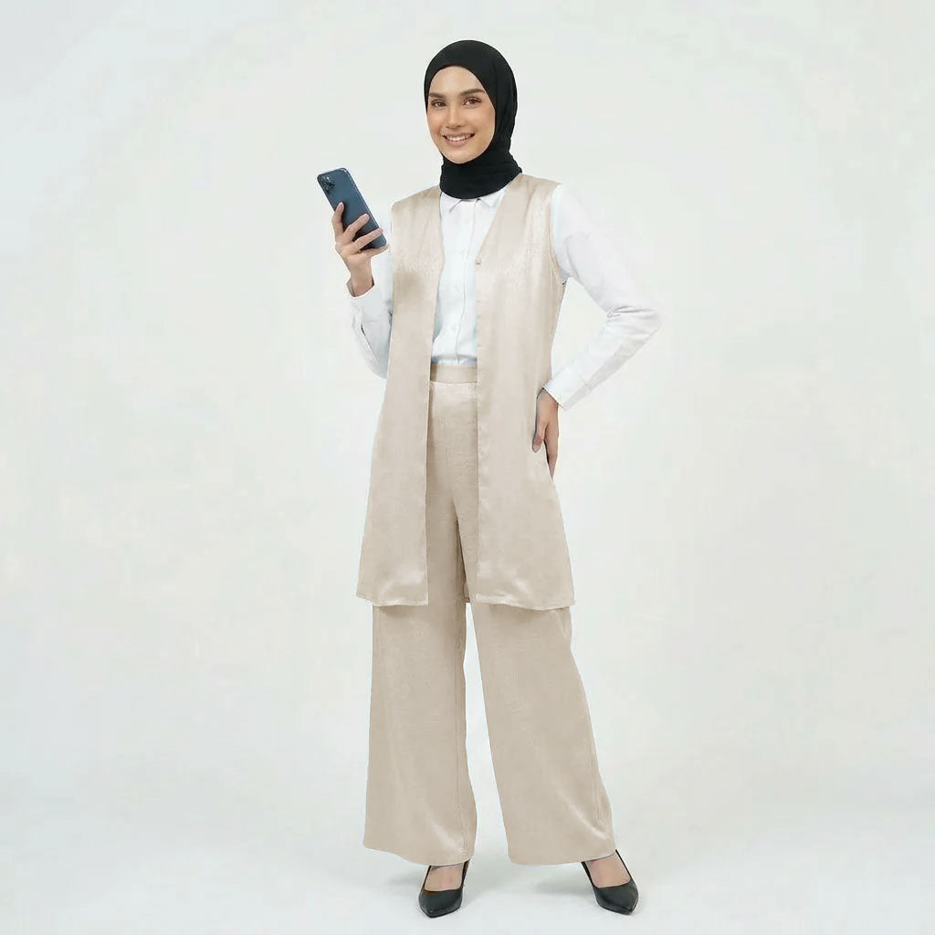 PIERRE CARDIN LADIES SLEEVELESS VEST [RELAXED FIT] PC0057