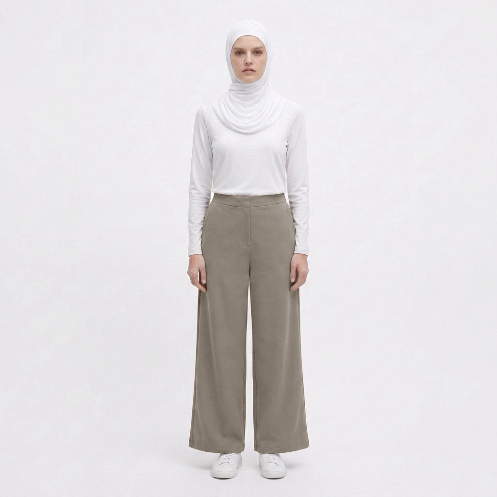 PIERRE CARDIN LADIES LONG PANTS [WIDE STRAIGHT] PC0093