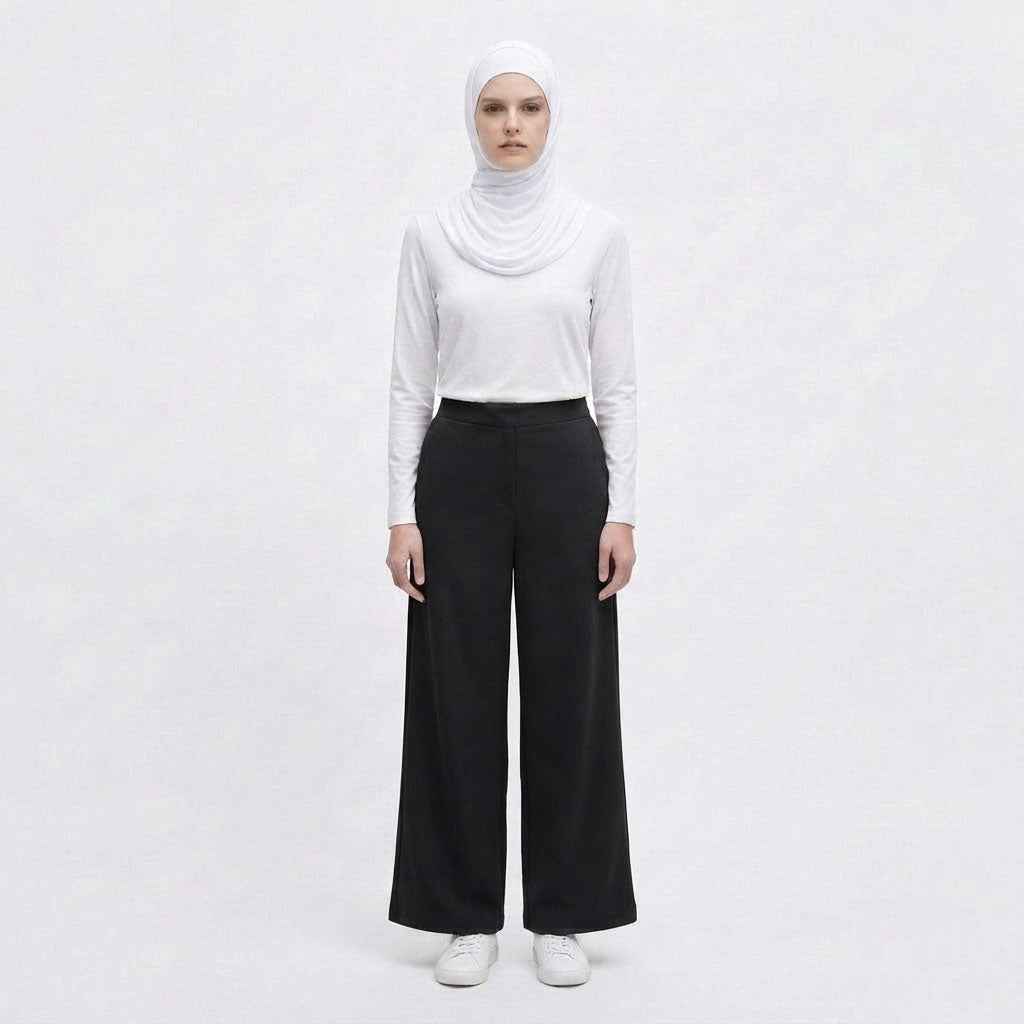 PIERRE CARDIN LADIES LONG PANTS [WIDE STRAIGHT] PC0093