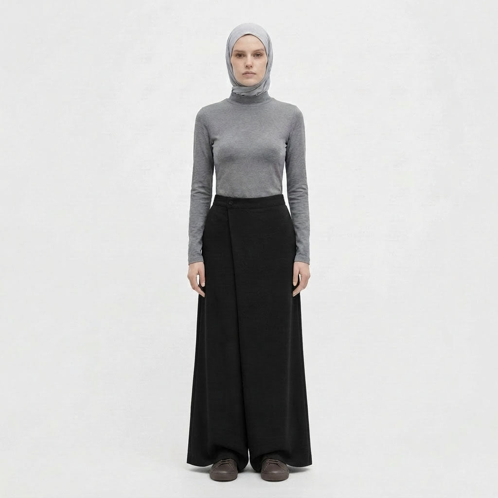 PIERRE CARDIN LADIES LONG PANTS [WIDE STRAIGHT] PC0109