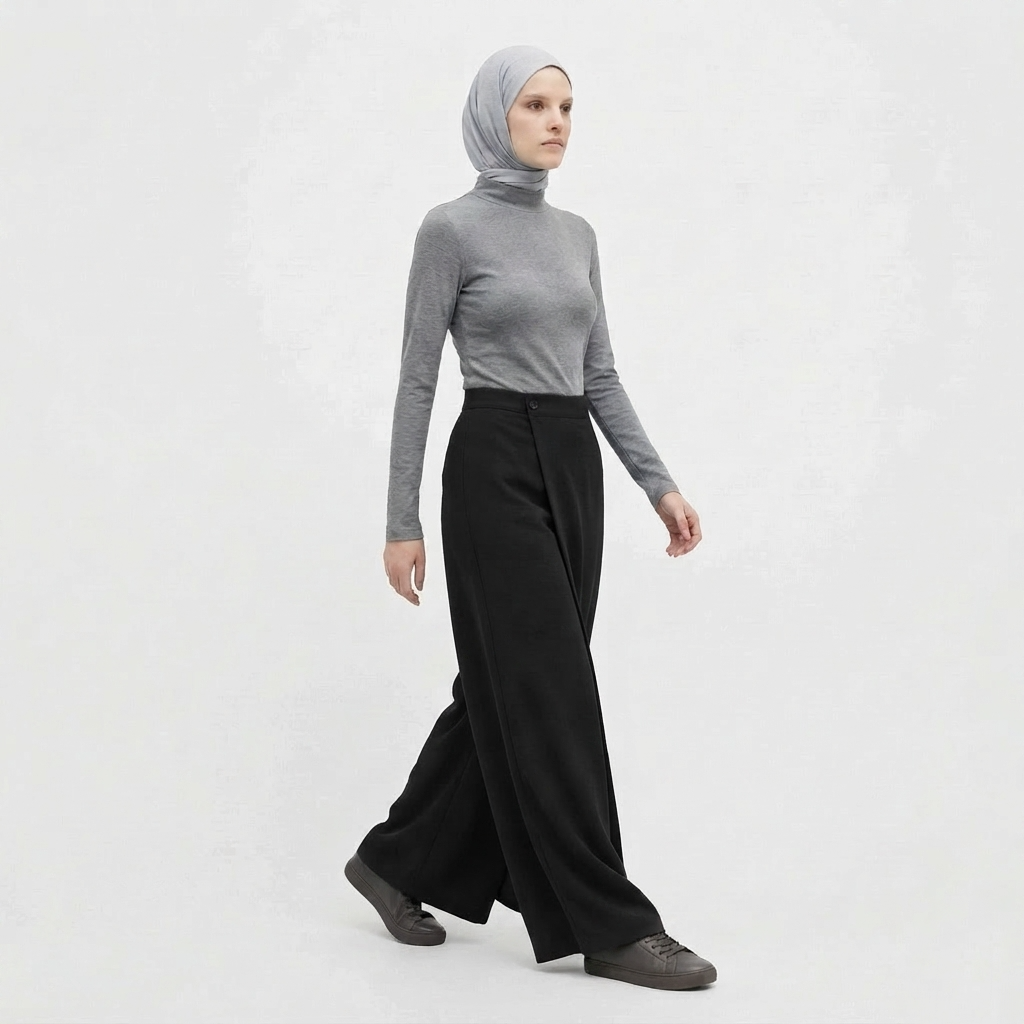 PIERRE CARDIN LADIES LONG PANTS [WIDE STRAIGHT] PC0109