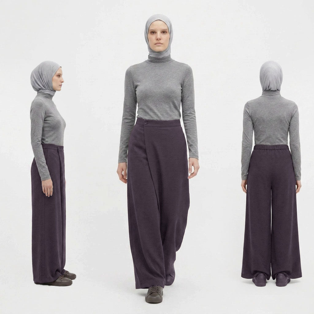 PIERRE CARDIN LADIES LONG PANTS [WIDE STRAIGHT] PC0109