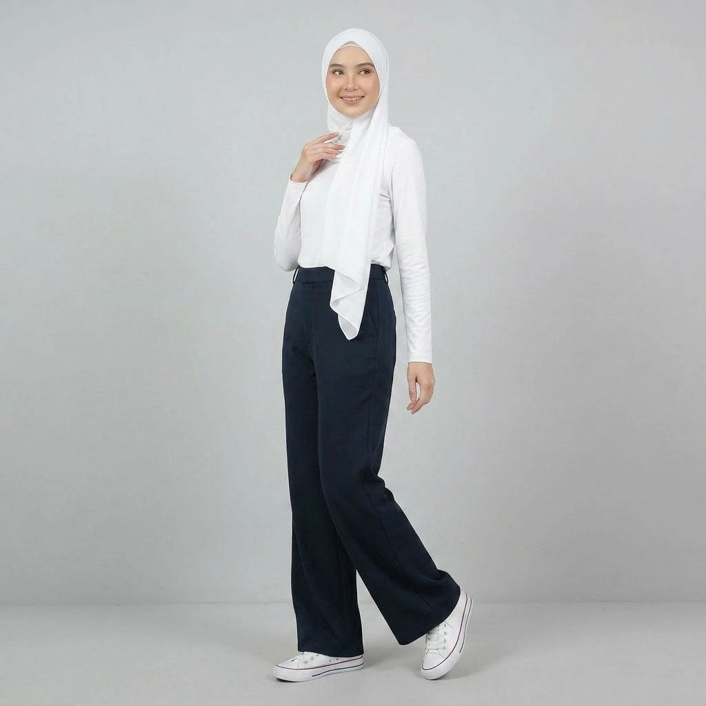 PIERRE CARDIN LADIES LONG PANTS [WIDE STRAIGHT] PC0071