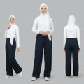 PIERRE CARDIN LADIES LONG PANTS [WIDE STRAIGHT] PC0071