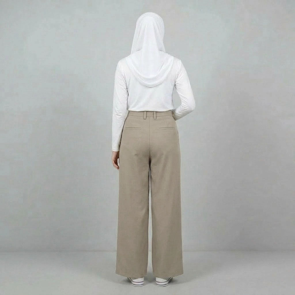 PIERRE CARDIN LADIES LONG PANTS [WIDE STRAIGHT] PC0071