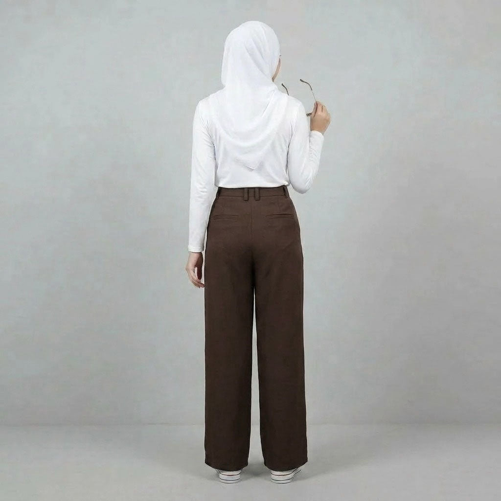 PIERRE CARDIN LADIES LONG PANTS [WIDE STRAIGHT] PC0071