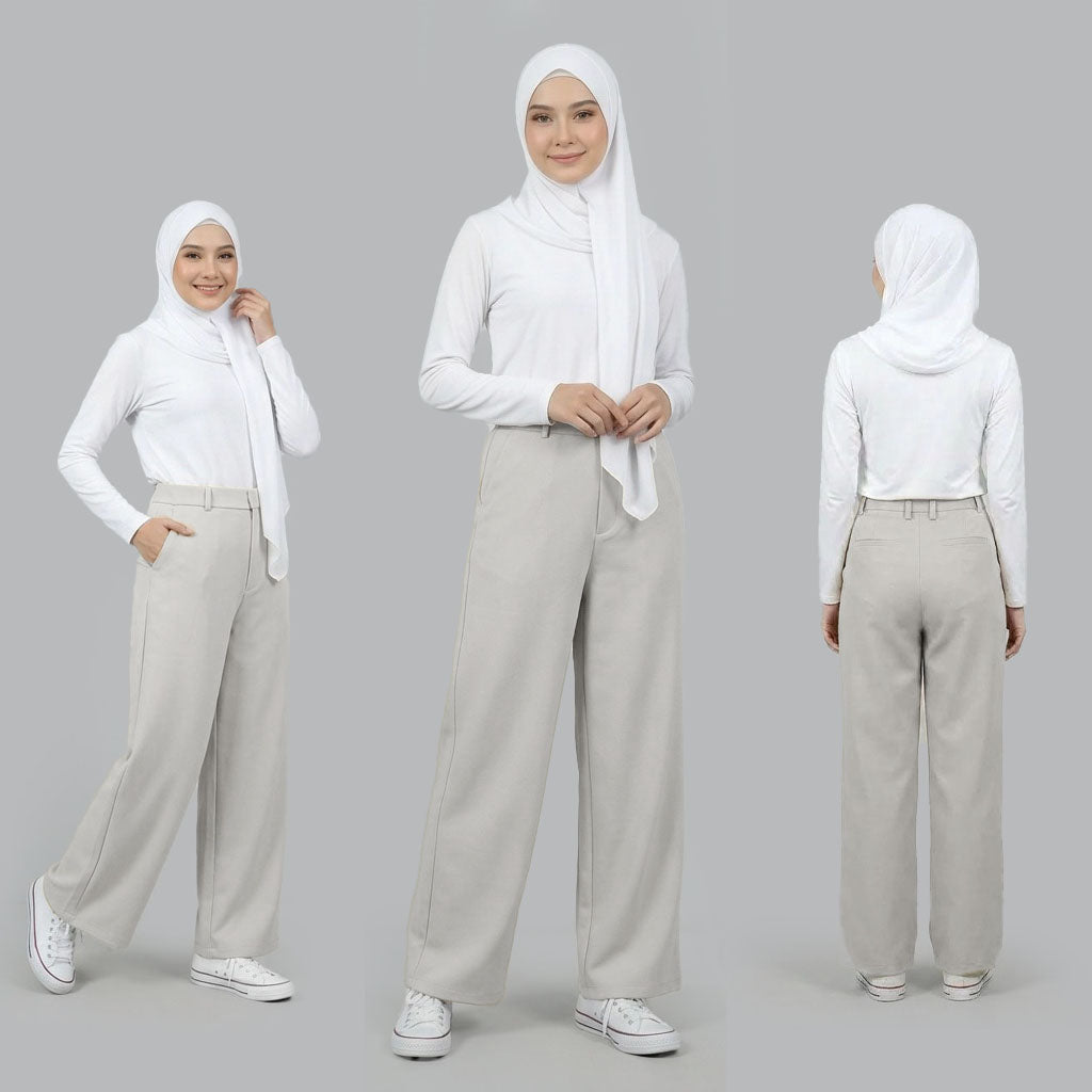 PIERRE CARDIN LADIES LONG PANTS [WIDE STRAIGHT] PC0071