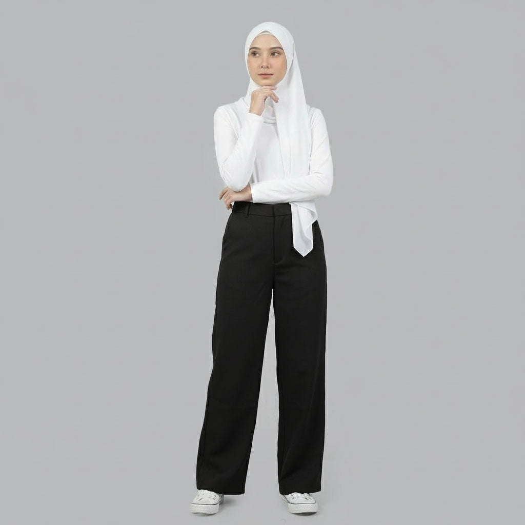 PIERRE CARDIN LADIES LONG PANTS [WIDE STRAIGHT] PC0071